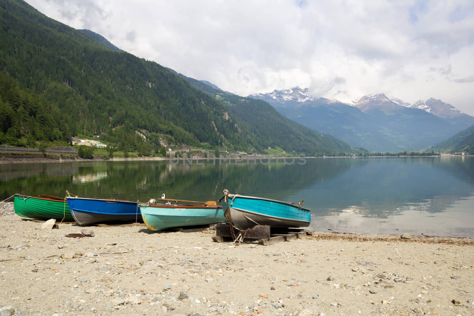 Lago di Poschiavo is a natural lake in the Poschiavo valley in the canton of Grisons, Switzerland.
