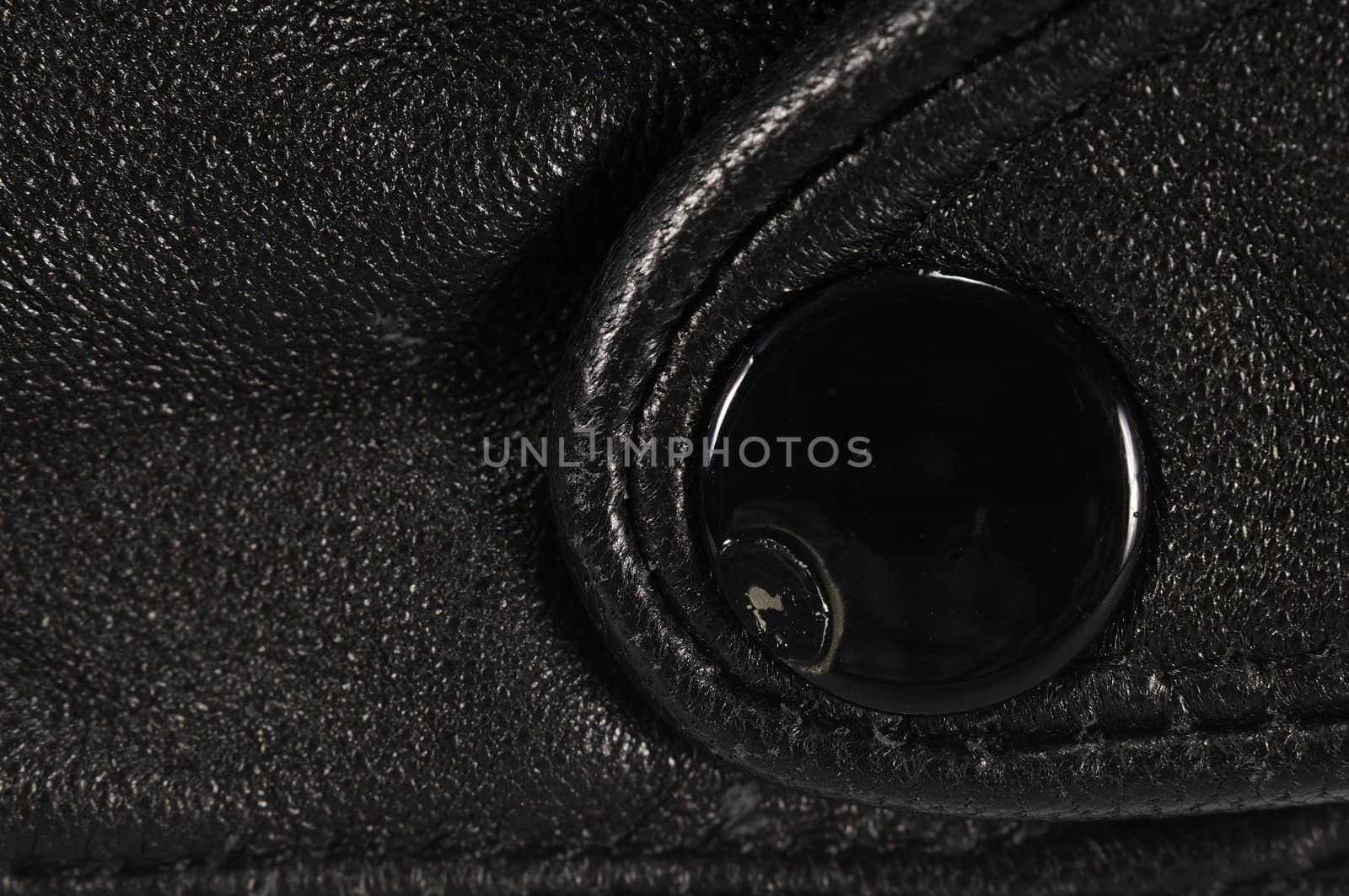 Black leather textured for background