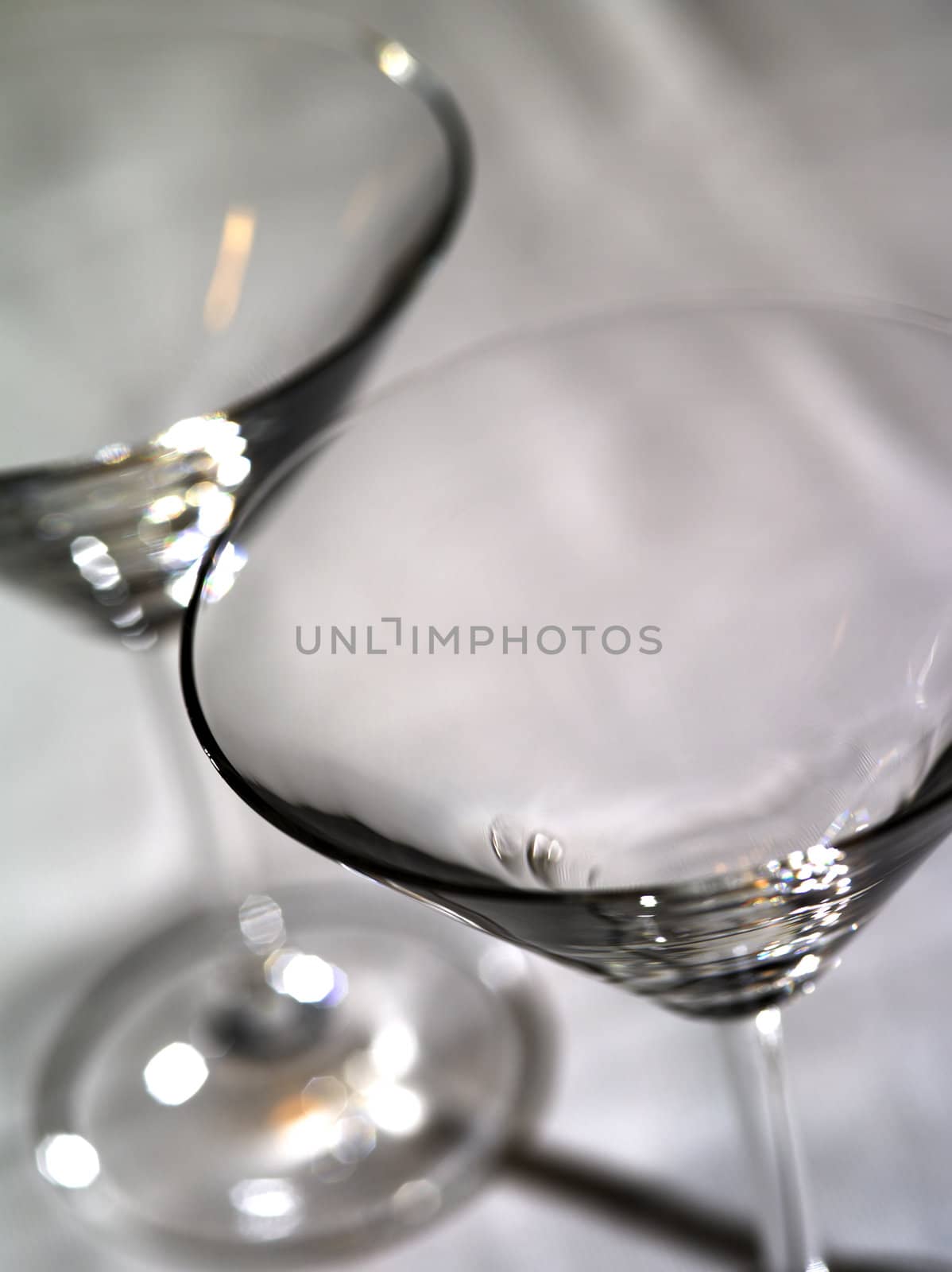 Martini glasses abstract by sumners
