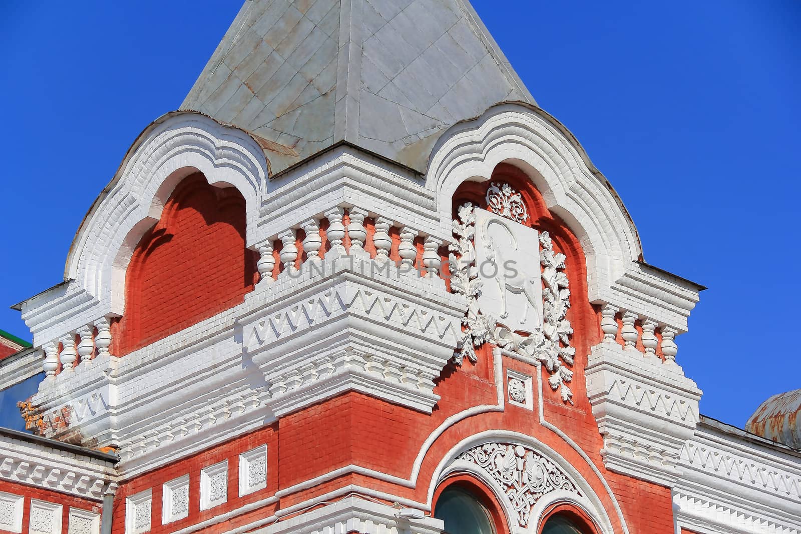 Image of detail theatre with Samara blazon