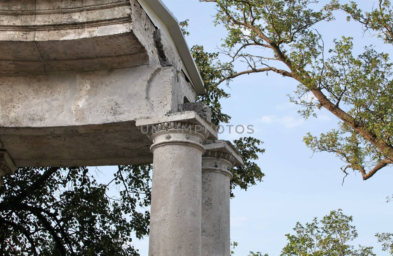 The ruins of the Greek colonnade, of Apollo