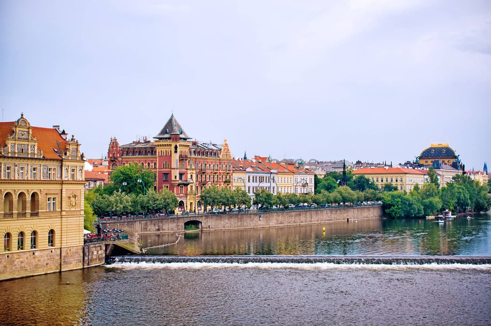 view of Prague from Charles bridge by Draw05