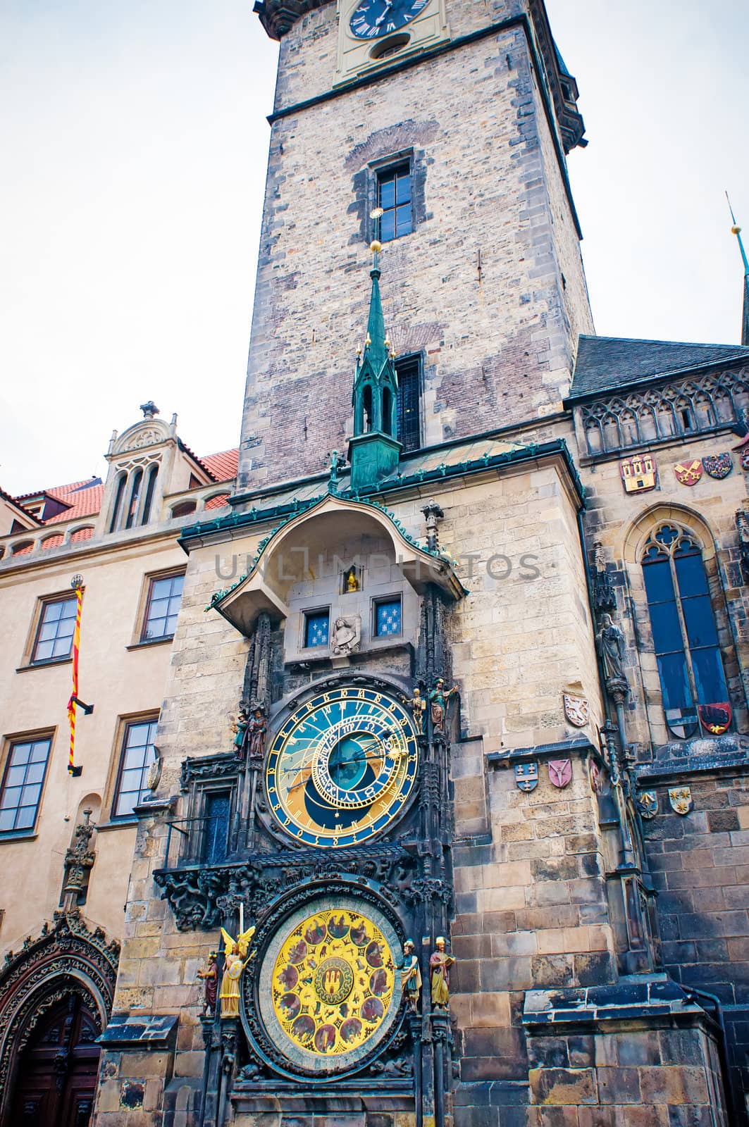 Astronomical Clock on Old Town Hall Tower in Prague by Draw05