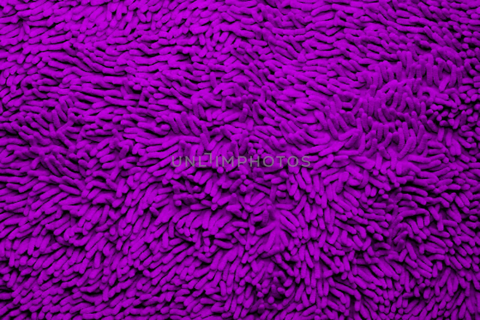 Purple Microfiber bath mat in the background