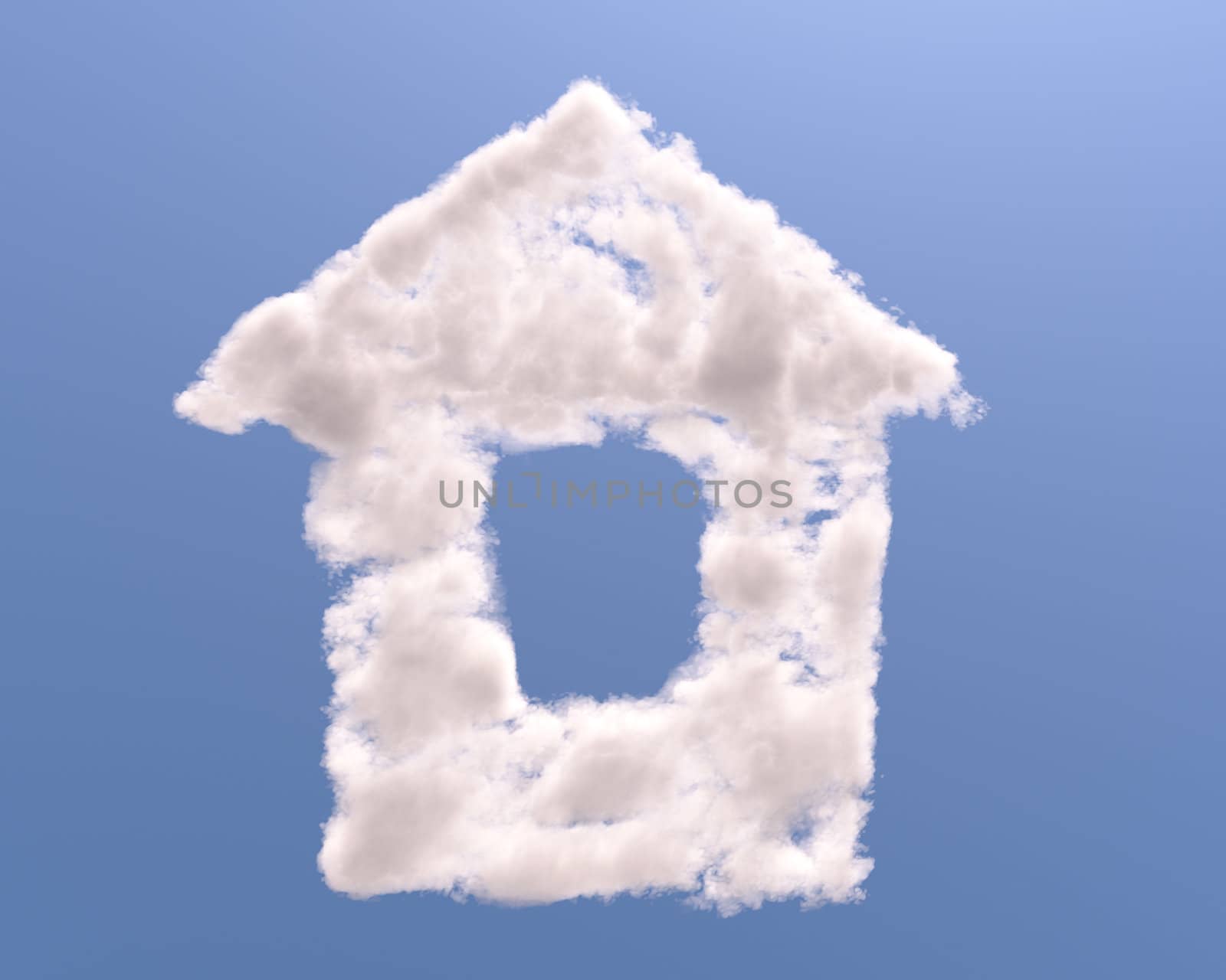 House shape clouds by Zelfit