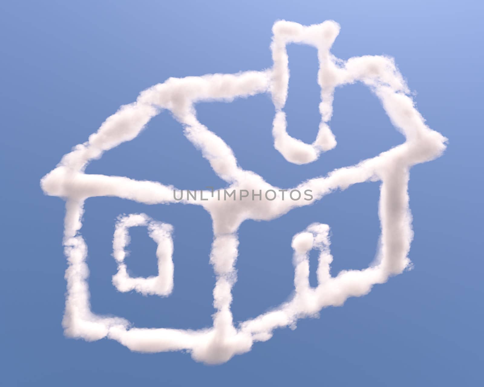 House shape clouds by Zelfit