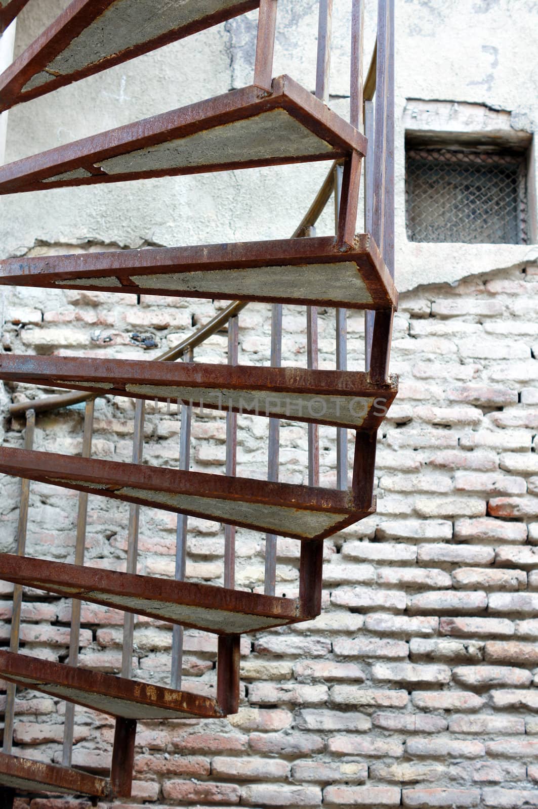 Old staircase in Tbilisi houses of 18-19 centuries, Republic of Georgia