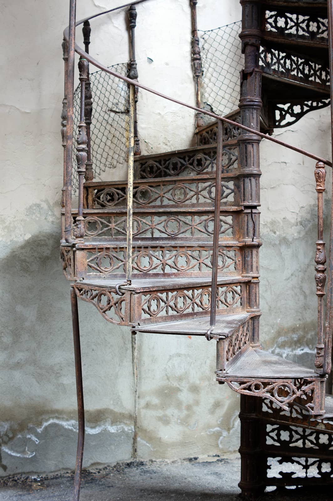 Old staircase in Tbilisi houses of 18-19 centuries, Republic of Georgia