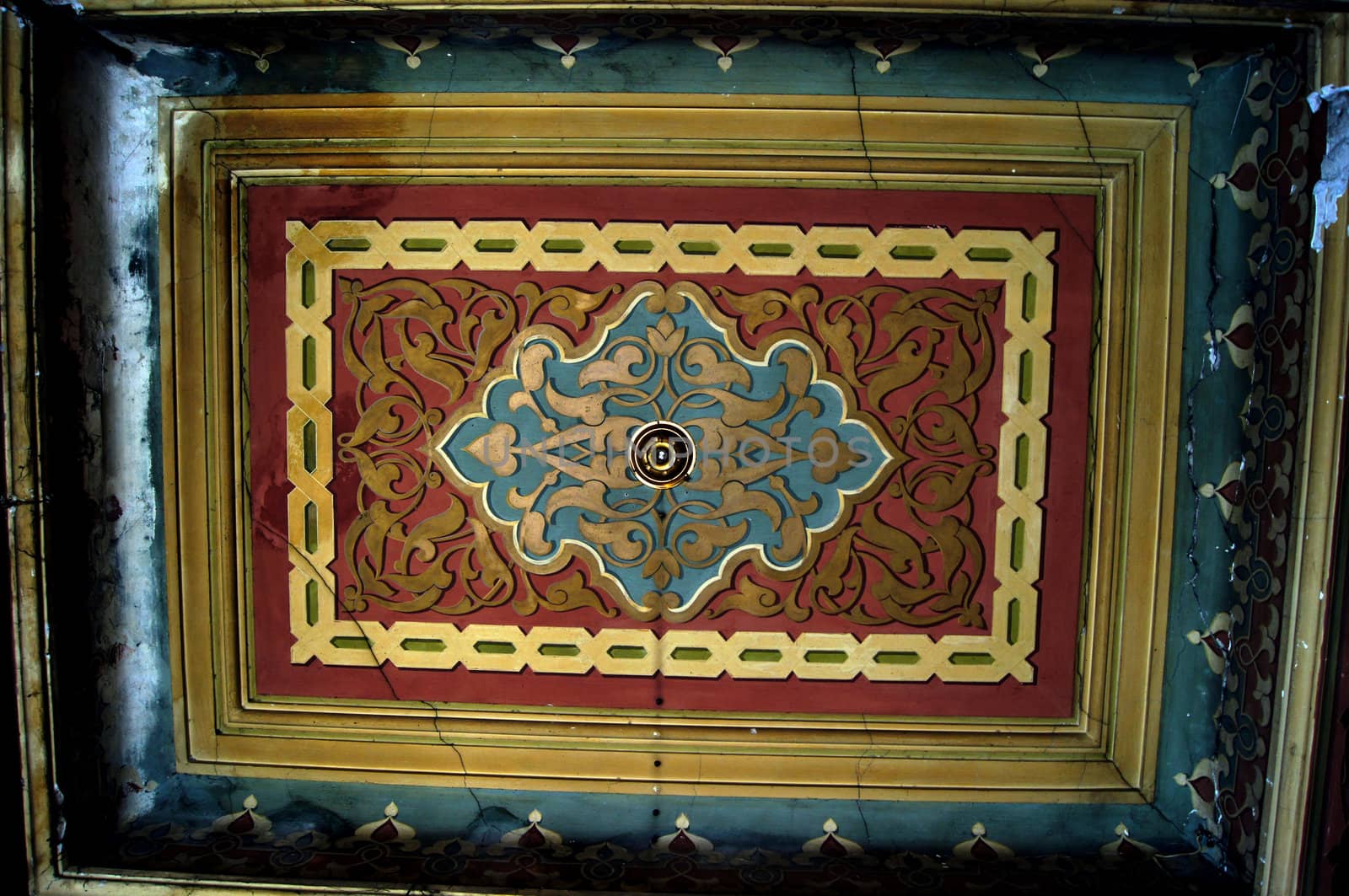 Details of interior decor in Art-Nouveau style in Tbilisi houses of 18-19 centuries, Republic of Georgia