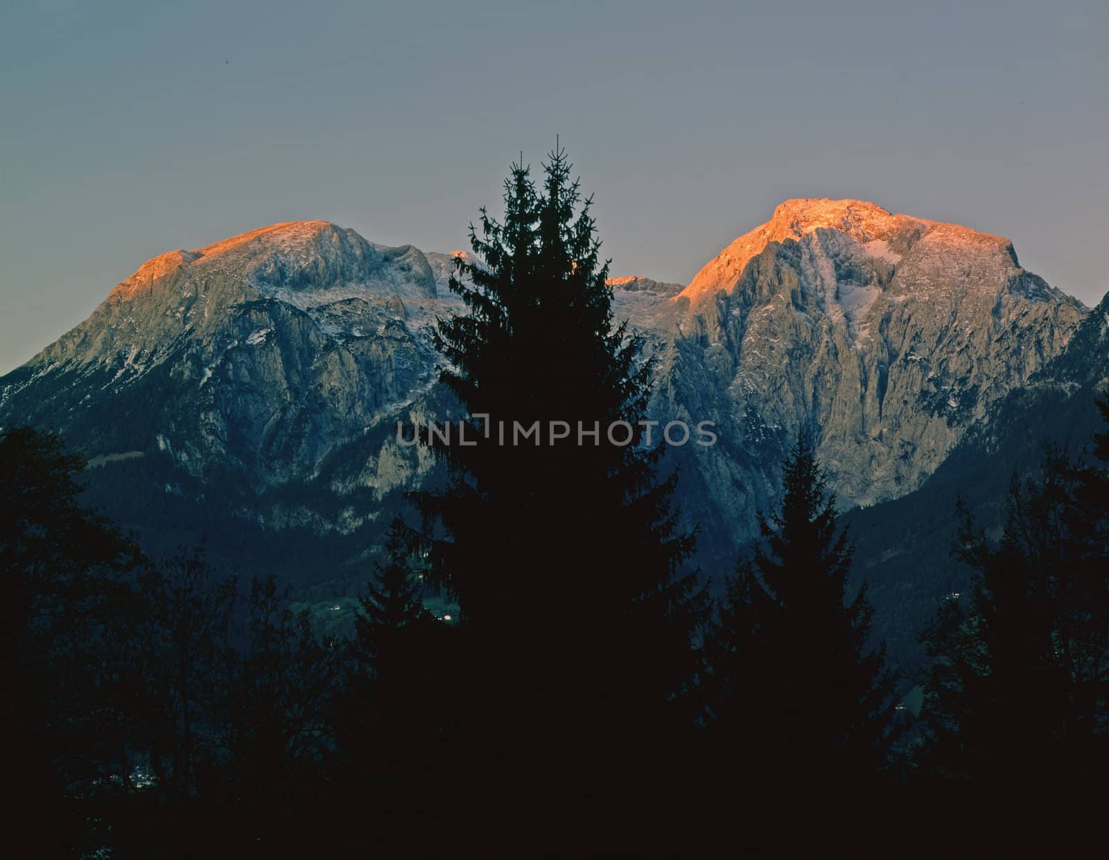 Sunset at German Alps