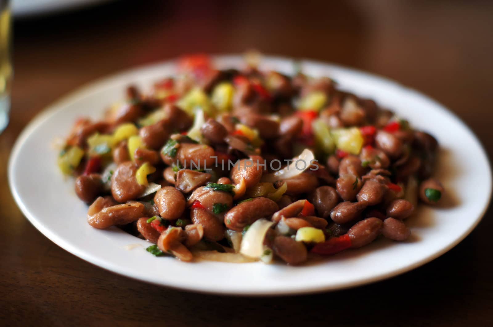 Lobio: georgian dish with french beans