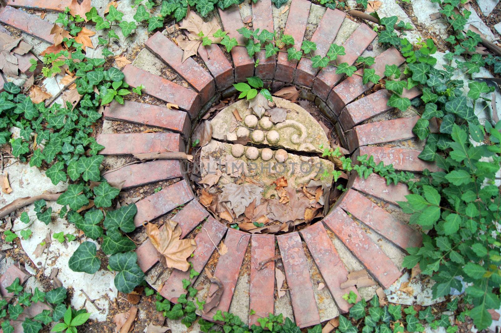 Traditional georgian marani (jugs in the ground) for making wine