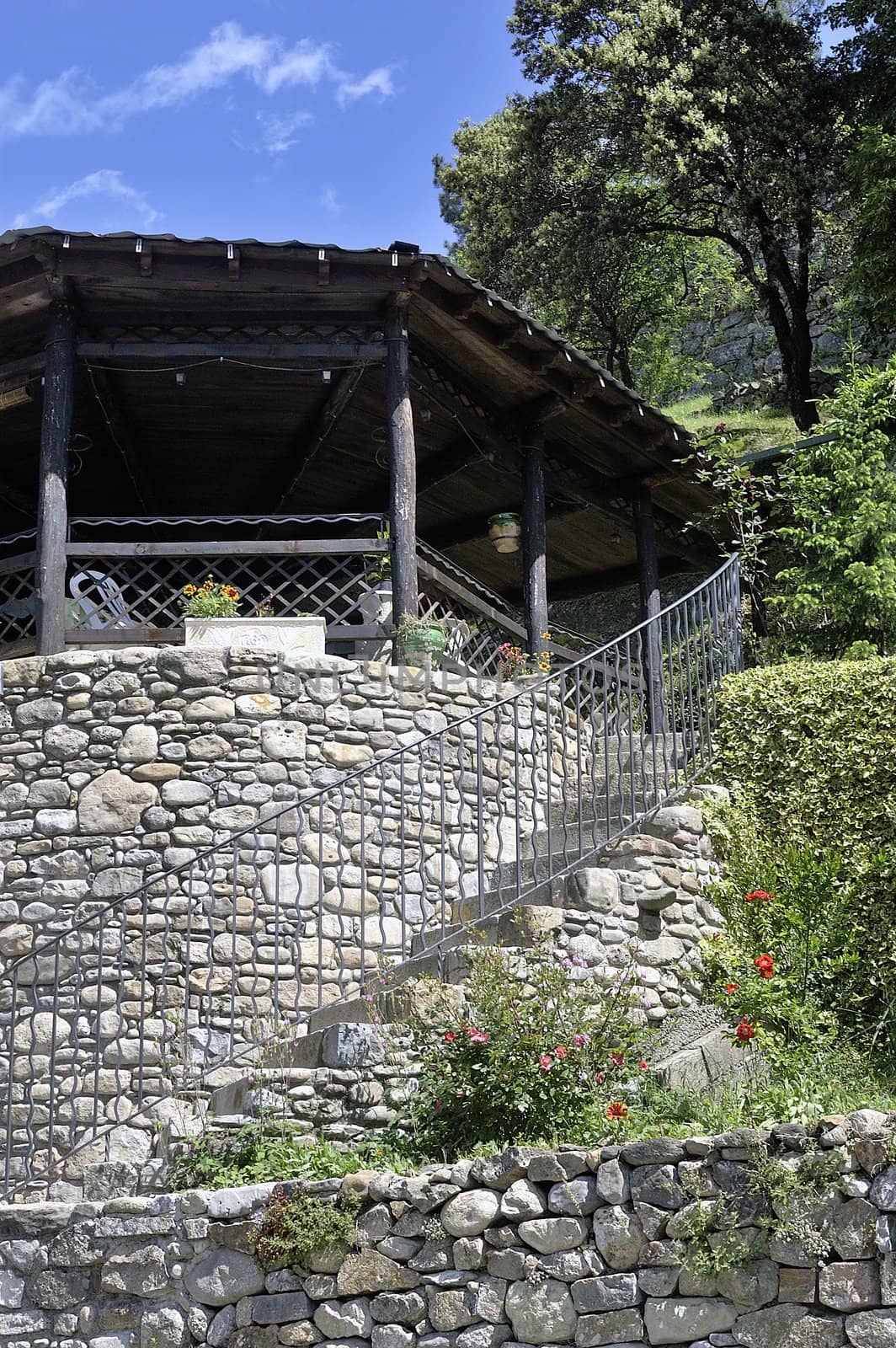the mill of Corbes in France in the area of the Cevennes