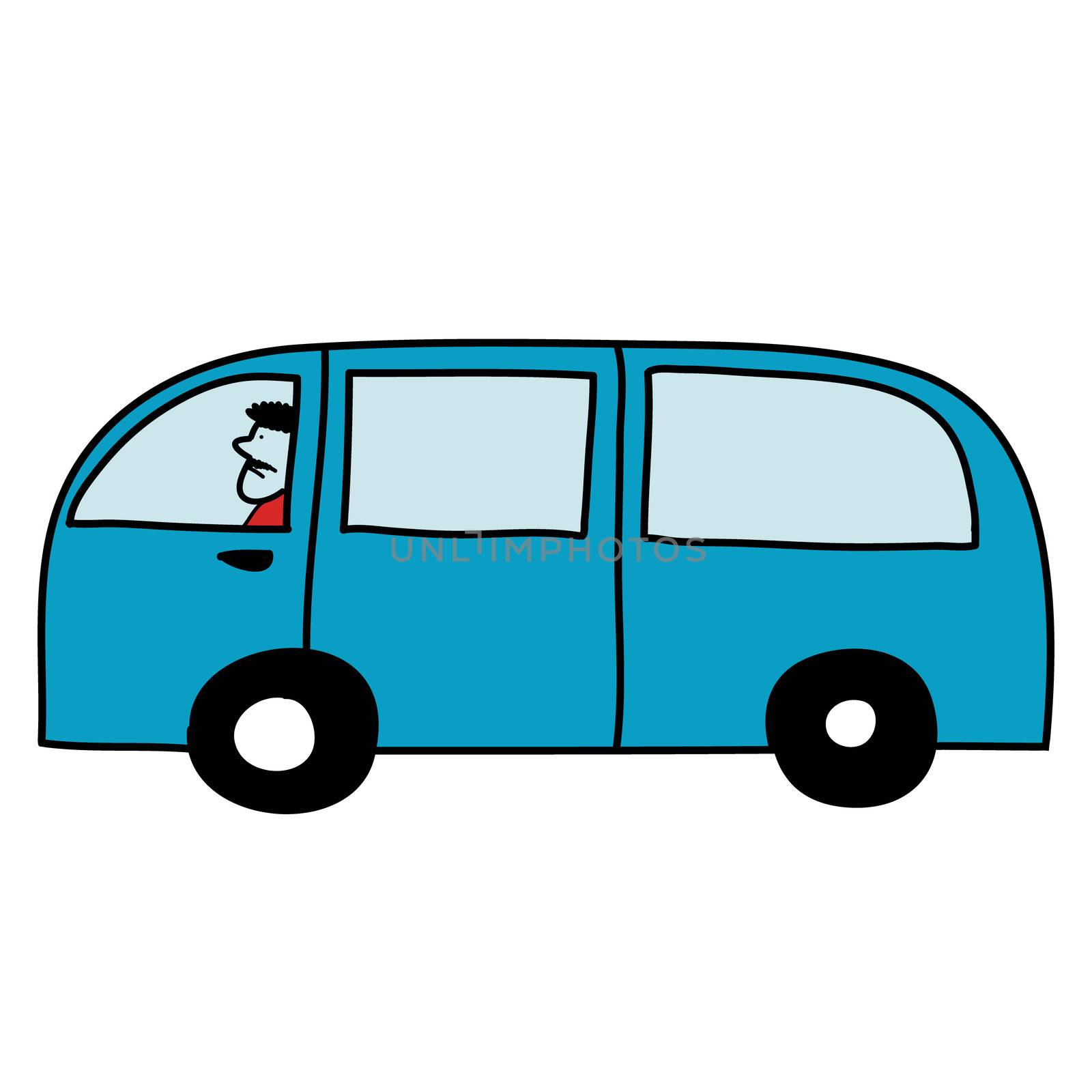 Van with driver by jukurae