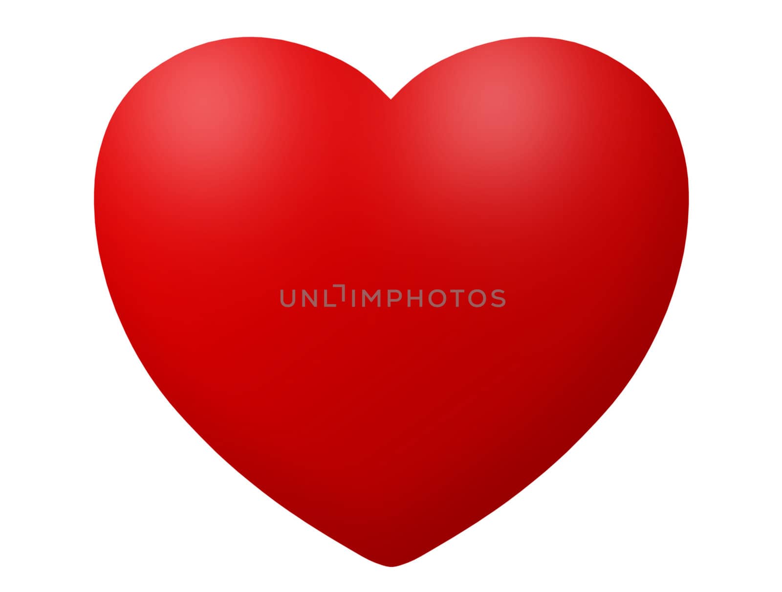 Heart icon illustration isolated on white