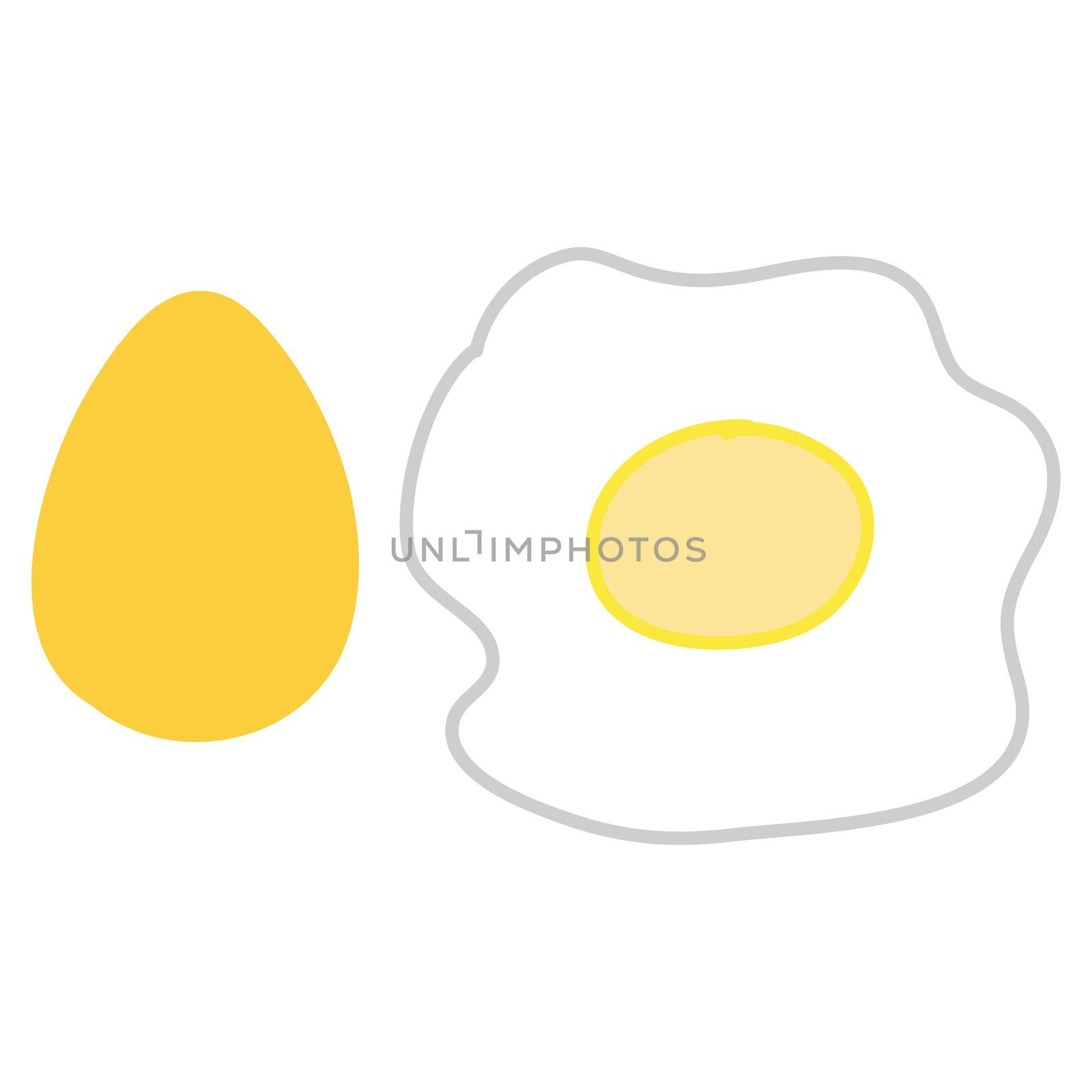 Fried egg by jukurae