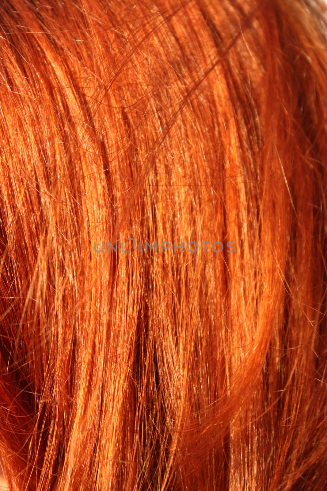 Red-hair woman. Close-up. Could be used as some texture or backg by MartMartov