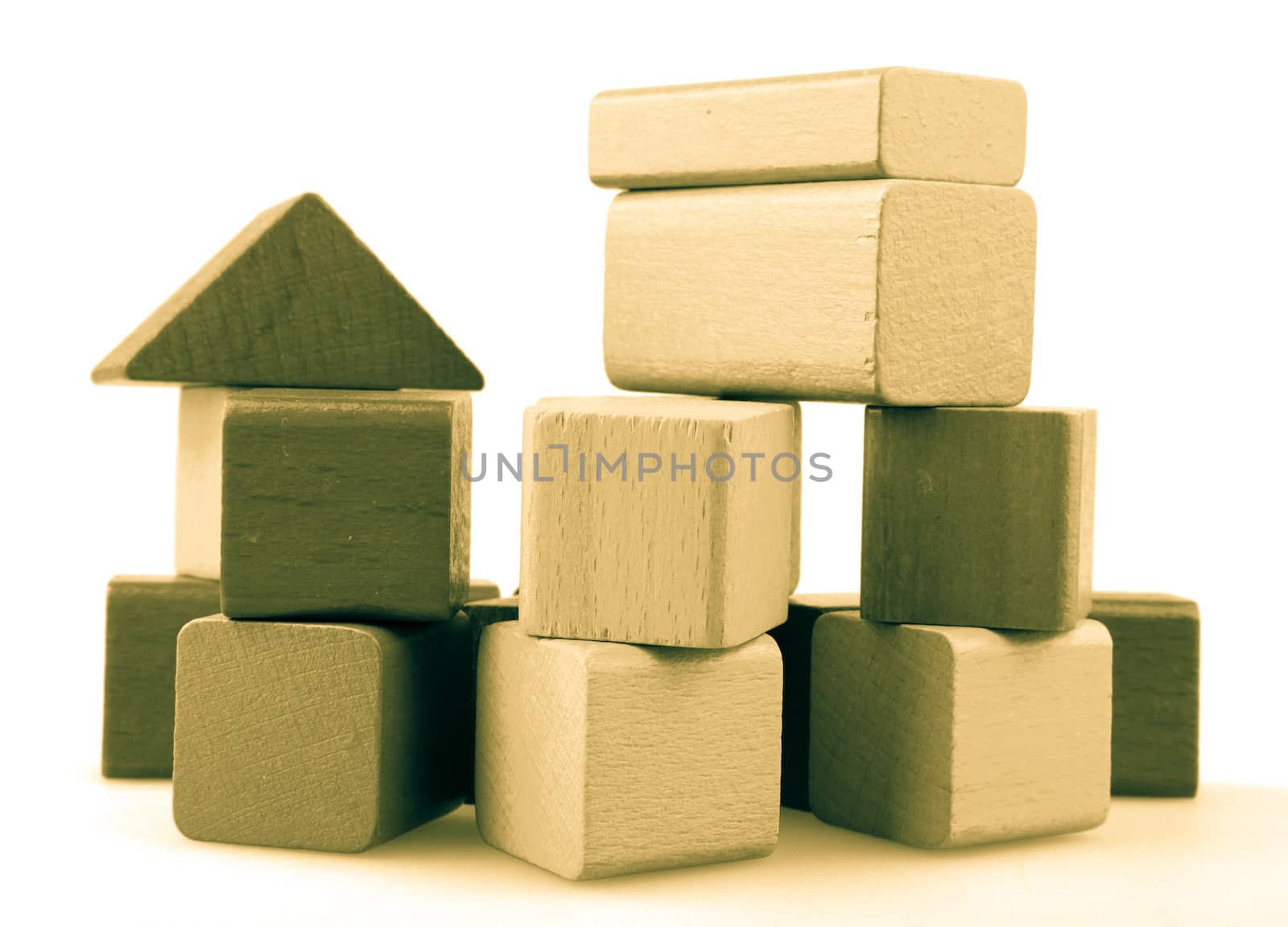 Wooden building blocks by nenov