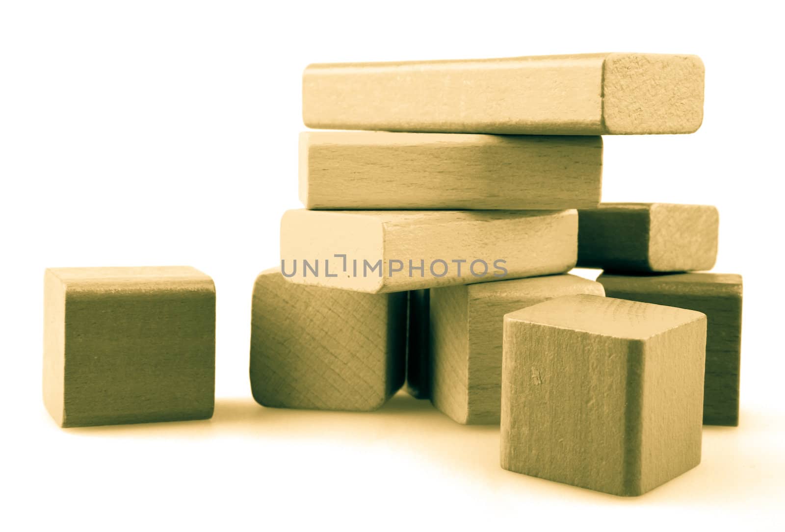 Wooden building blocks by nenov