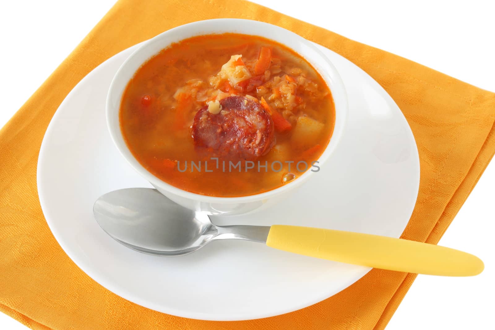 soup with sausages by nataliamylova