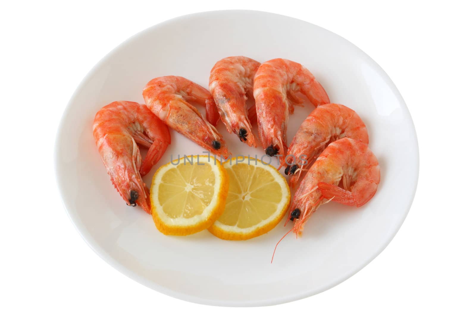 boiled shrimps