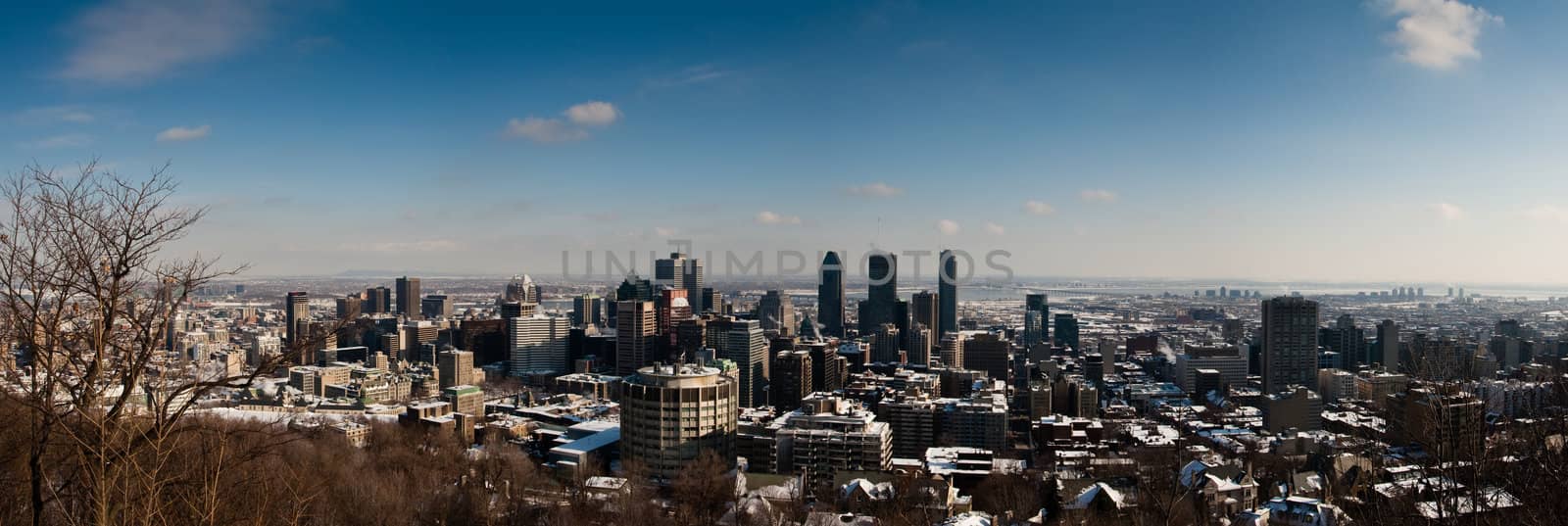 Montreal in winter by Talanis