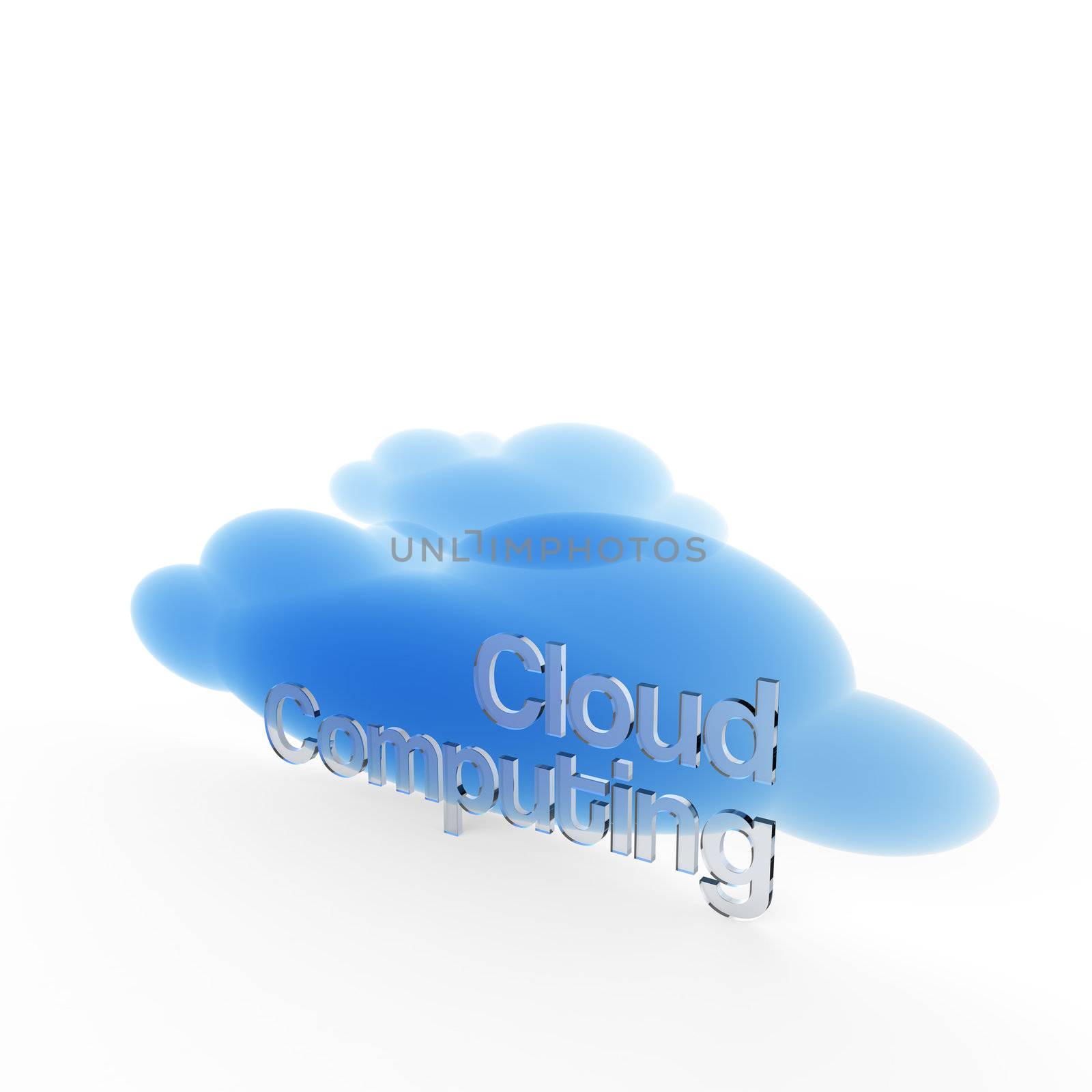 Cloud computing innovation digital concept.