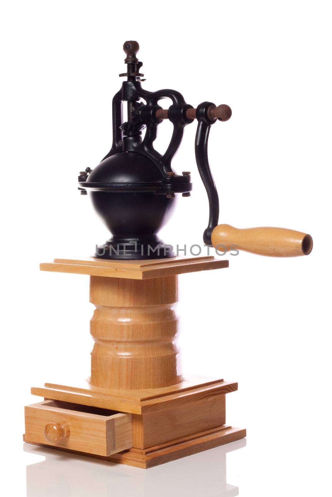 Very old manual coffee grinder