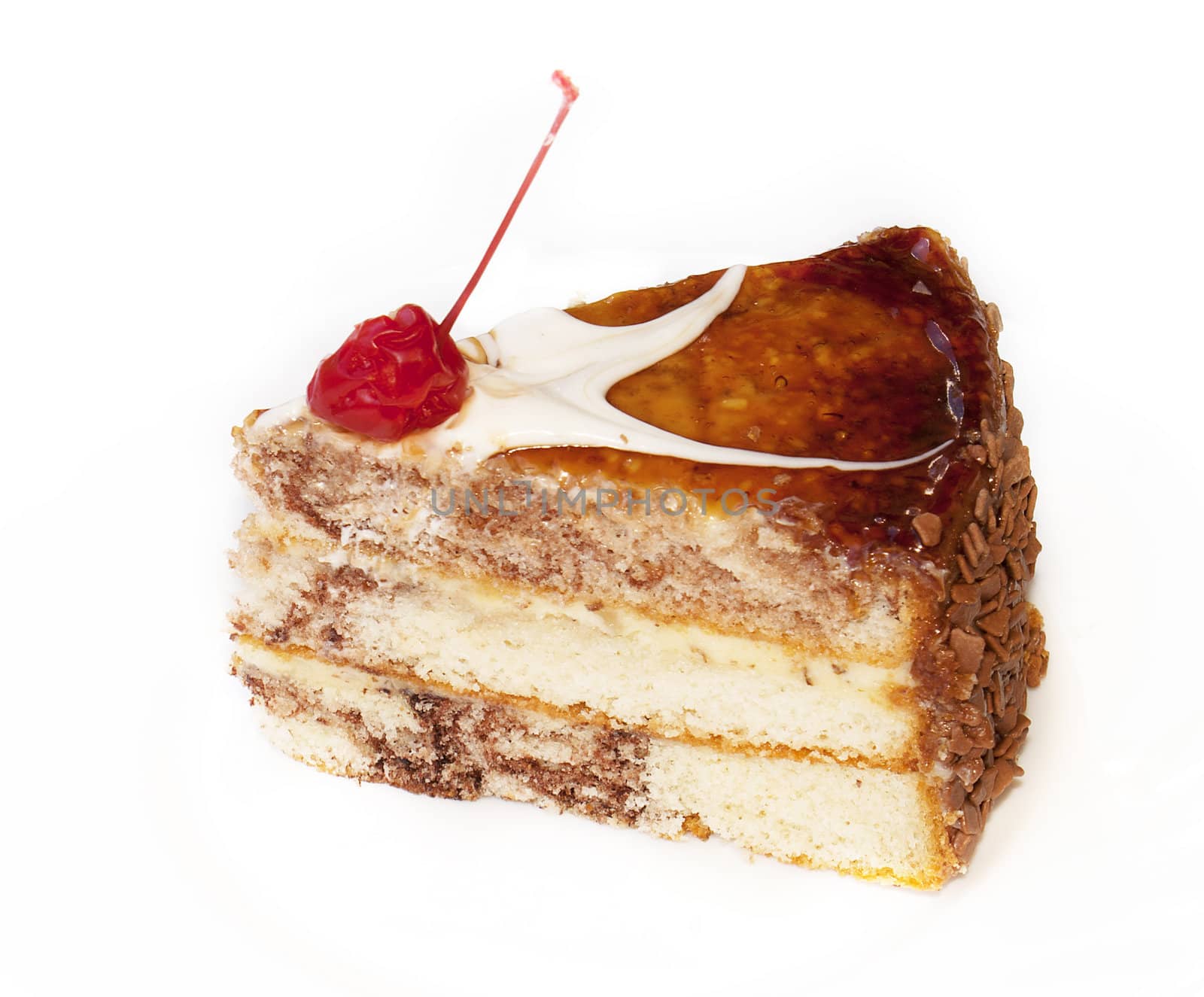 Sweet appetizing fresh torte