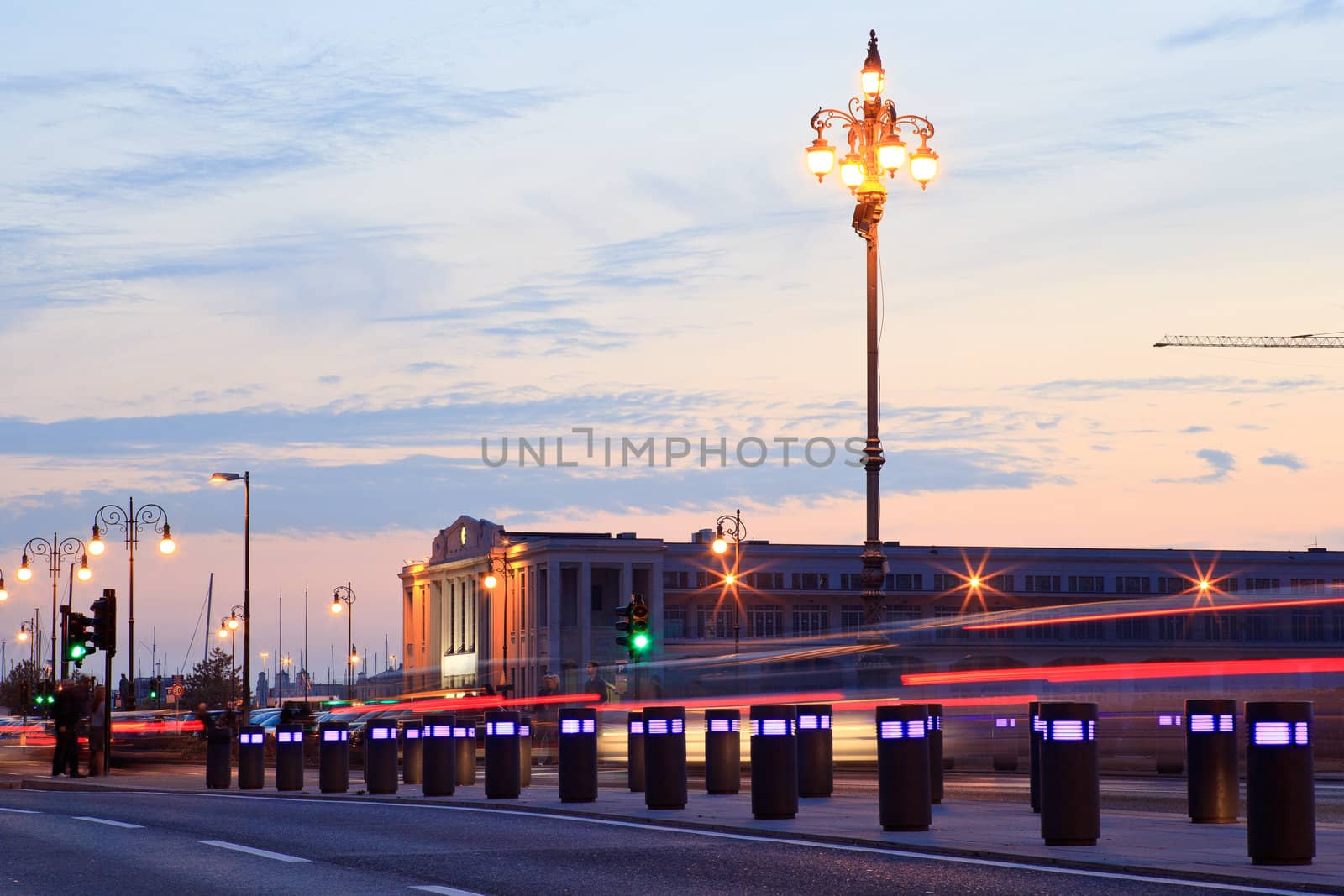 View of the road in the city of Trieste