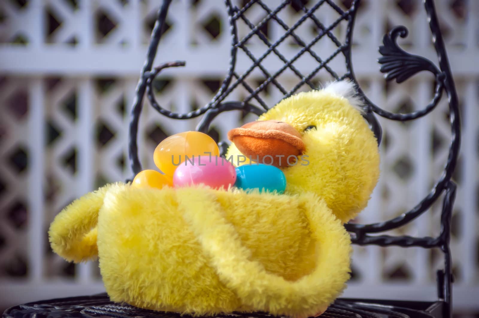 easter duck basket by digidreamgrafix