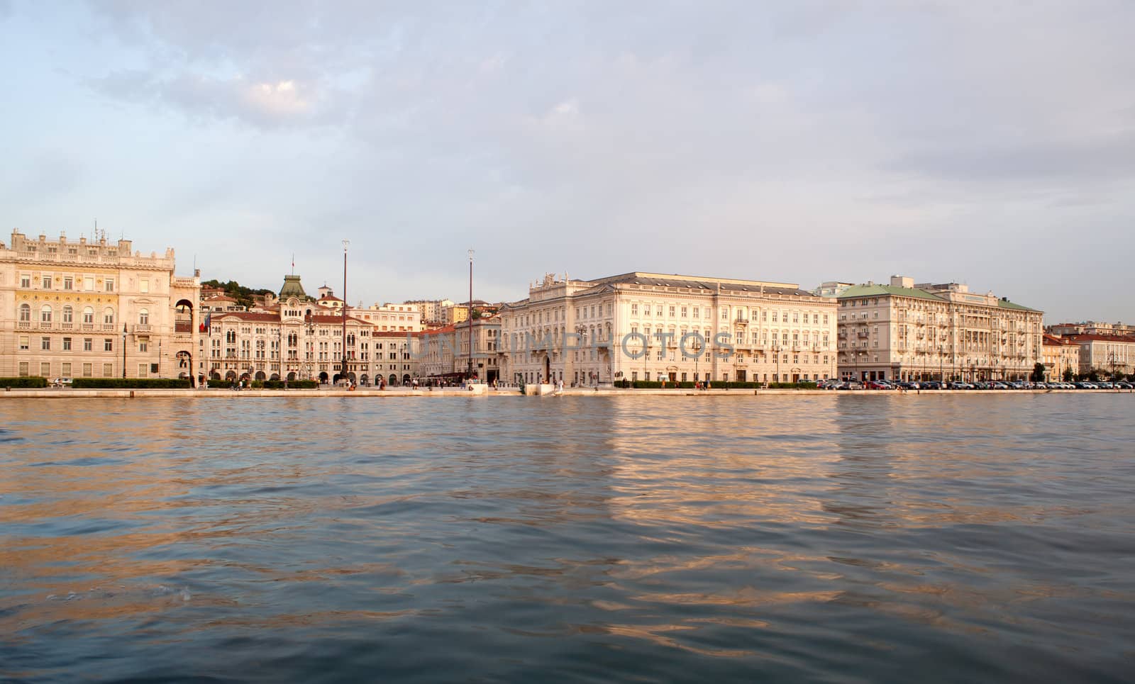 View of Piazza Unità d'Italia, Trieste - Italy