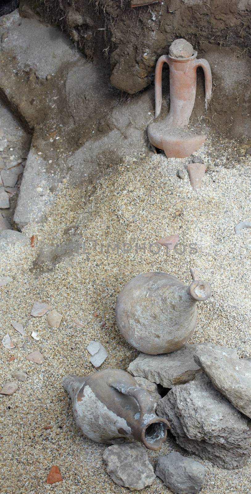 Ancient Vase in the sand