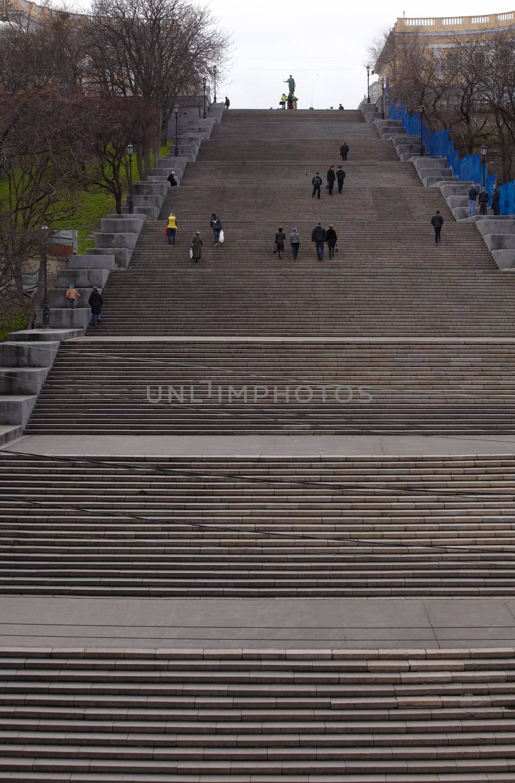 View of the Potemkin steps in Odessa, Ukraine