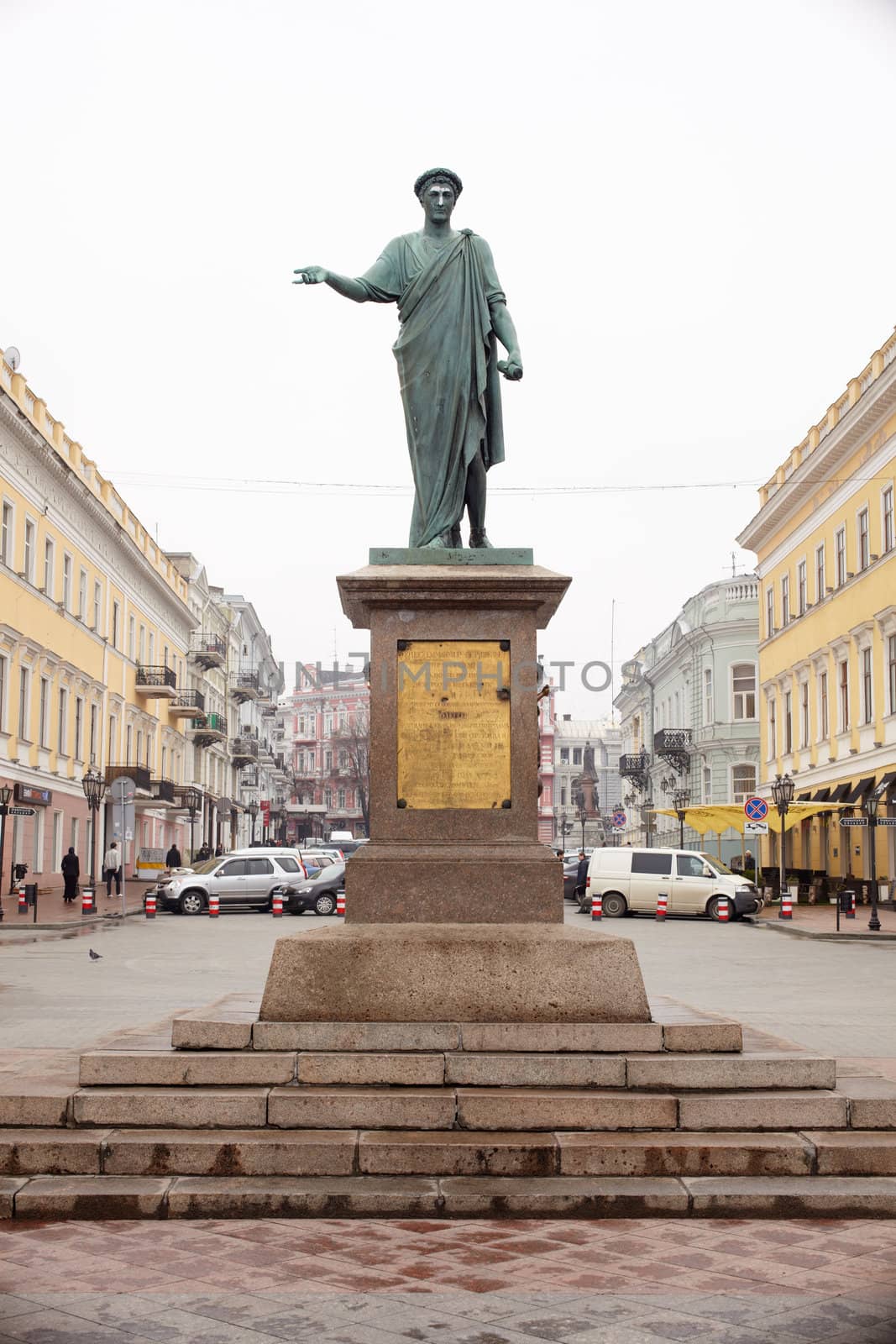 Monument to Rishelie Dyuk, Odessa - Ukraine