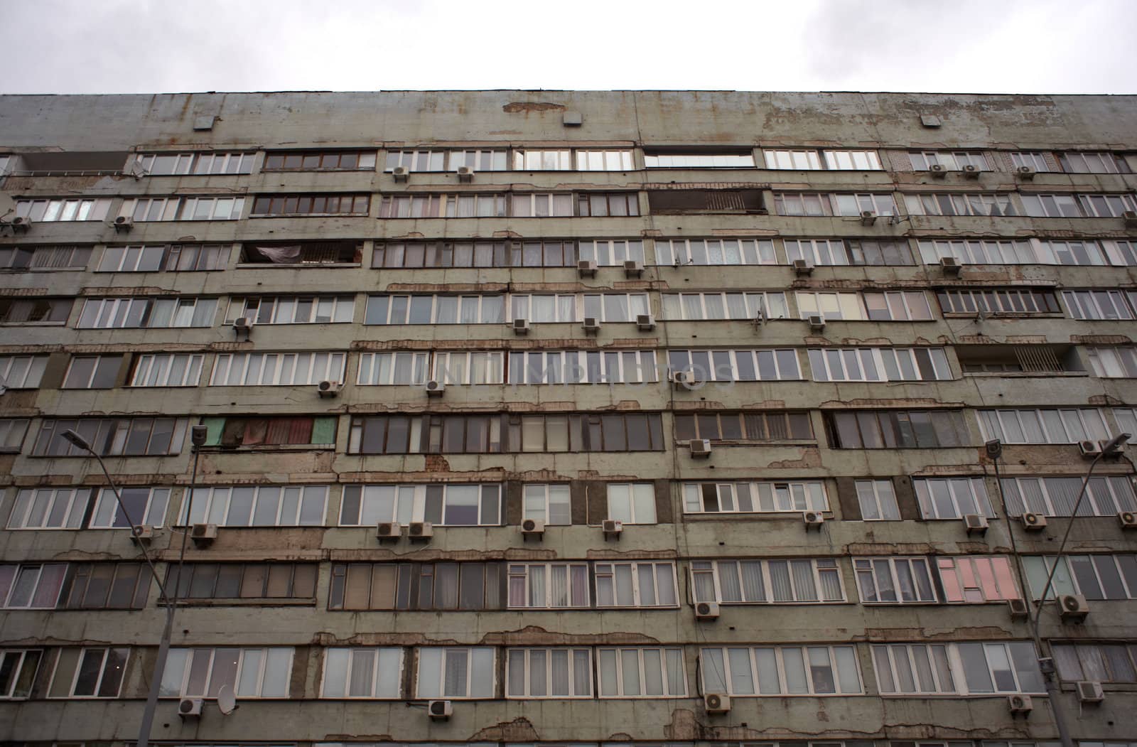 Soviet-era apartment block in Kiev - Ukraine