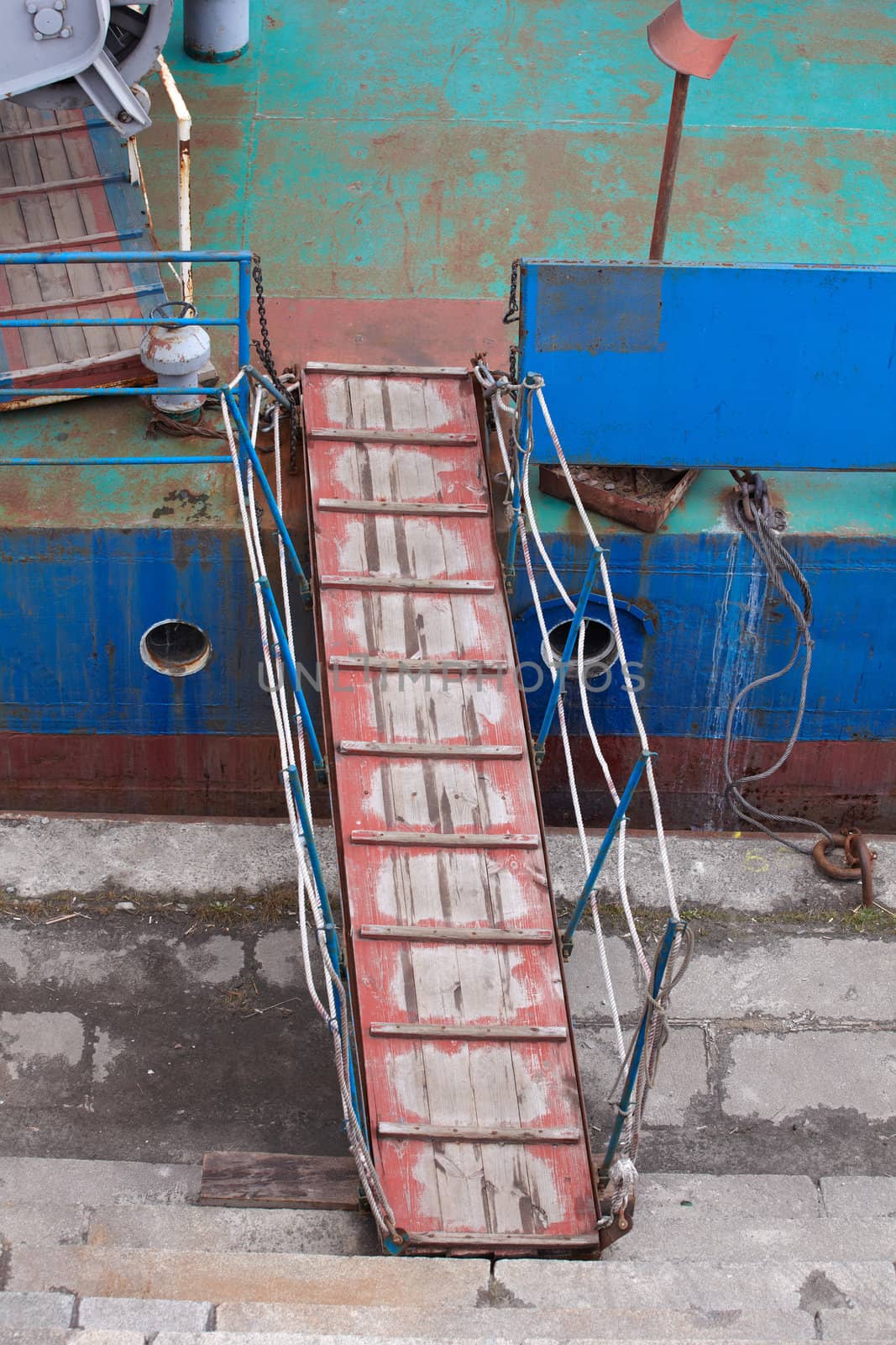 Ladder of a old ship