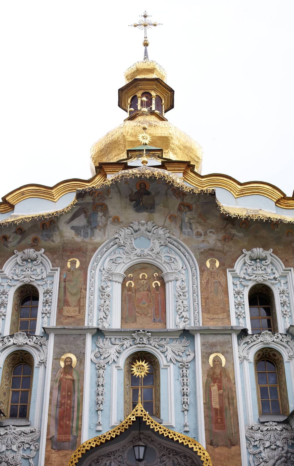 View of Pechersk Lavra monastery in Kiev, Ukraine
