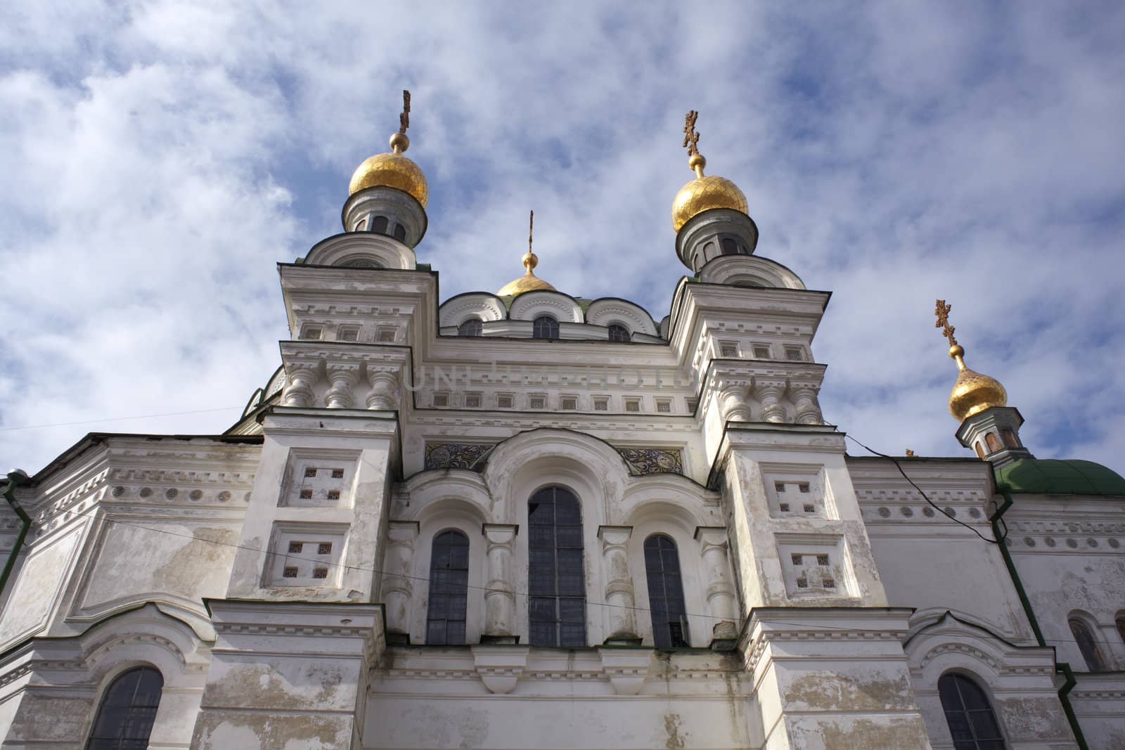 View of Pechersk Lavra monastery in Kiev, Ukraine