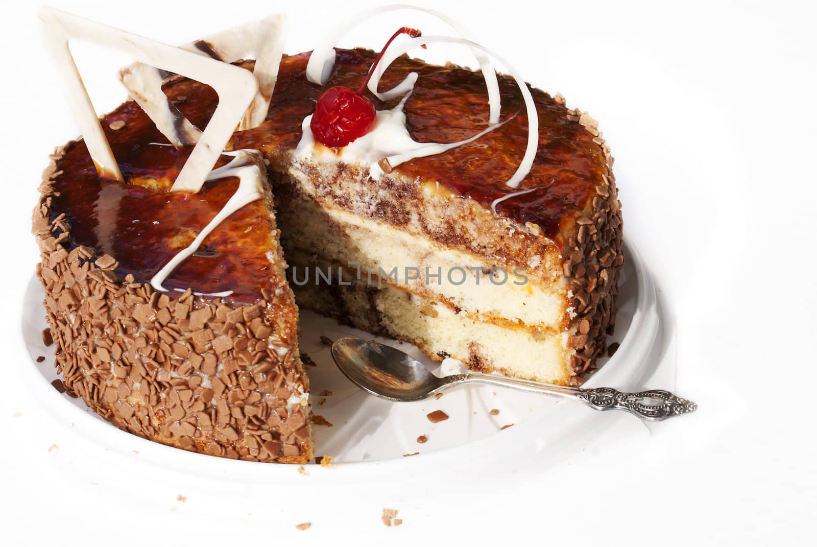 Sweet appetizing fresh torte.Torte by sergey150770SV