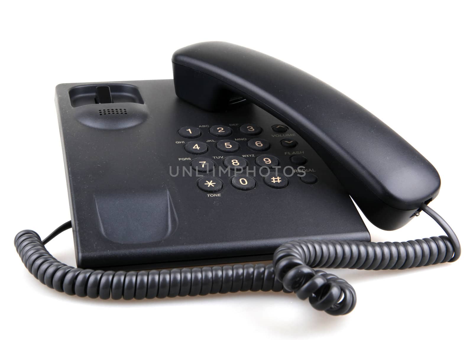  telephone isolated over white background by nenov