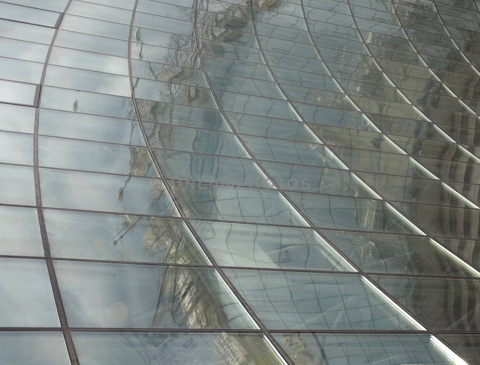 Viev of Glass dome in Kiev