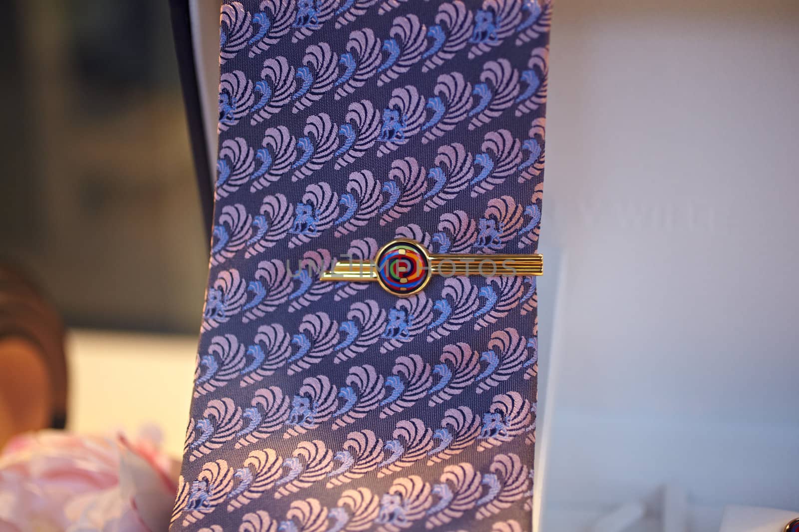 Detail of an elegant Necktie