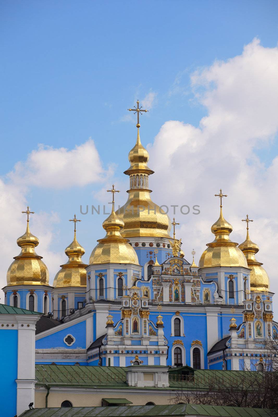View of St. Michael's cathedral in Kiev, Ukraine