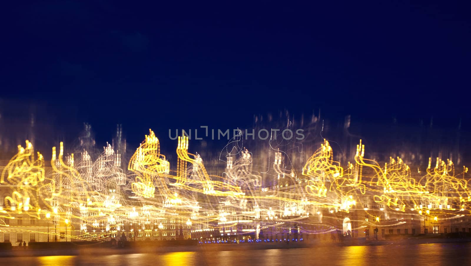 Light effects on the sky and sea