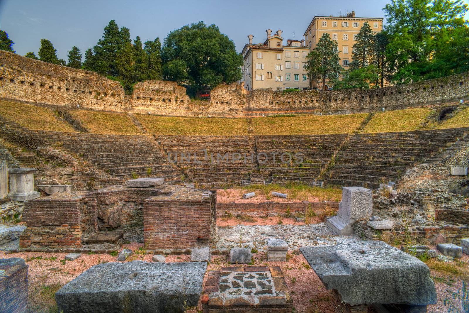 Roman Theater in Trieste, Italy