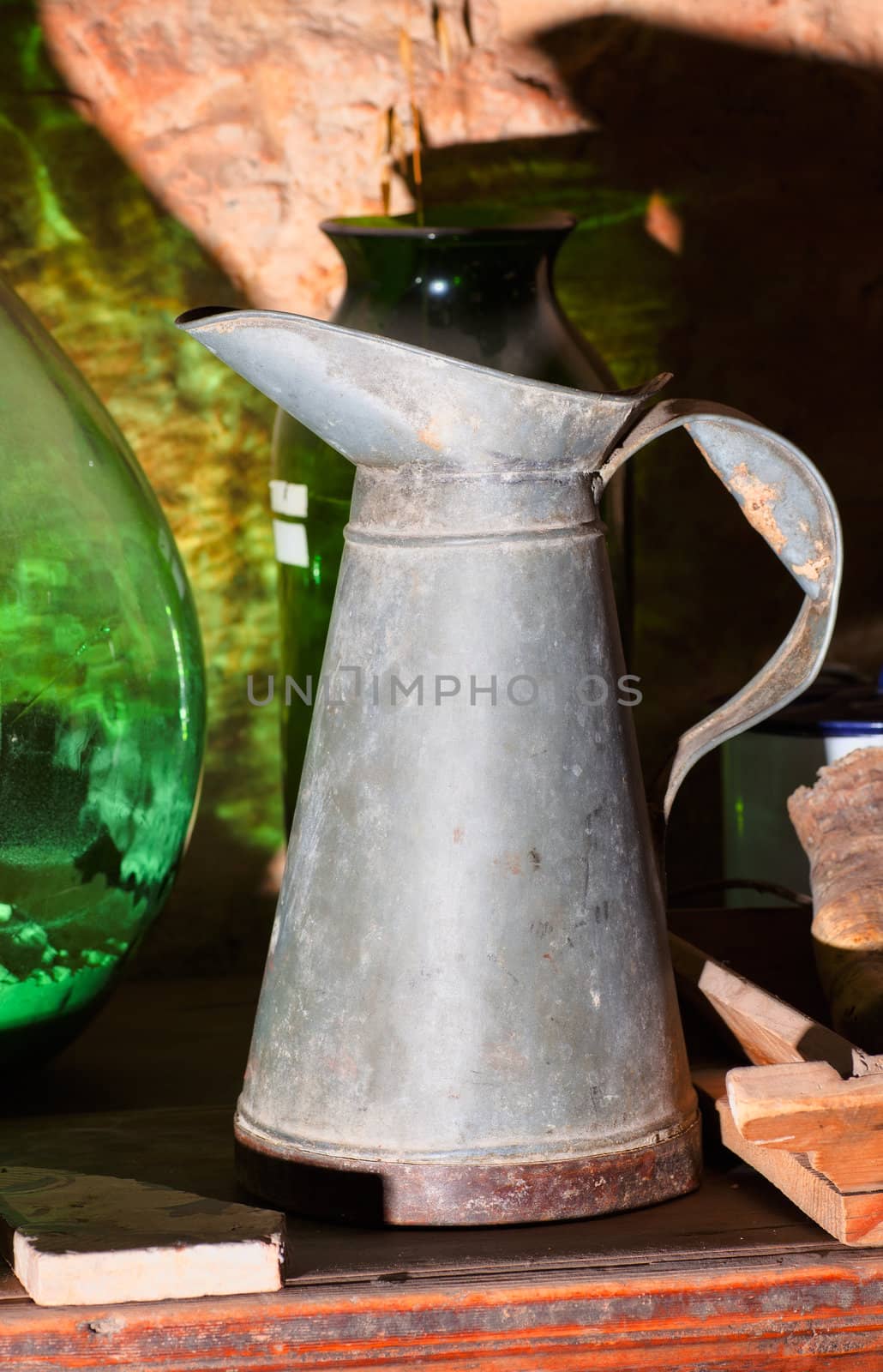 Photo of an iron pitcher