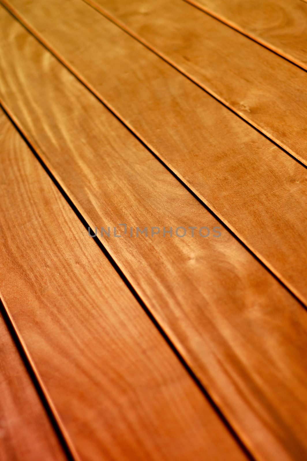 Abstract Background Texture of Wooden Floor Boards With Shallow Depth of Focus