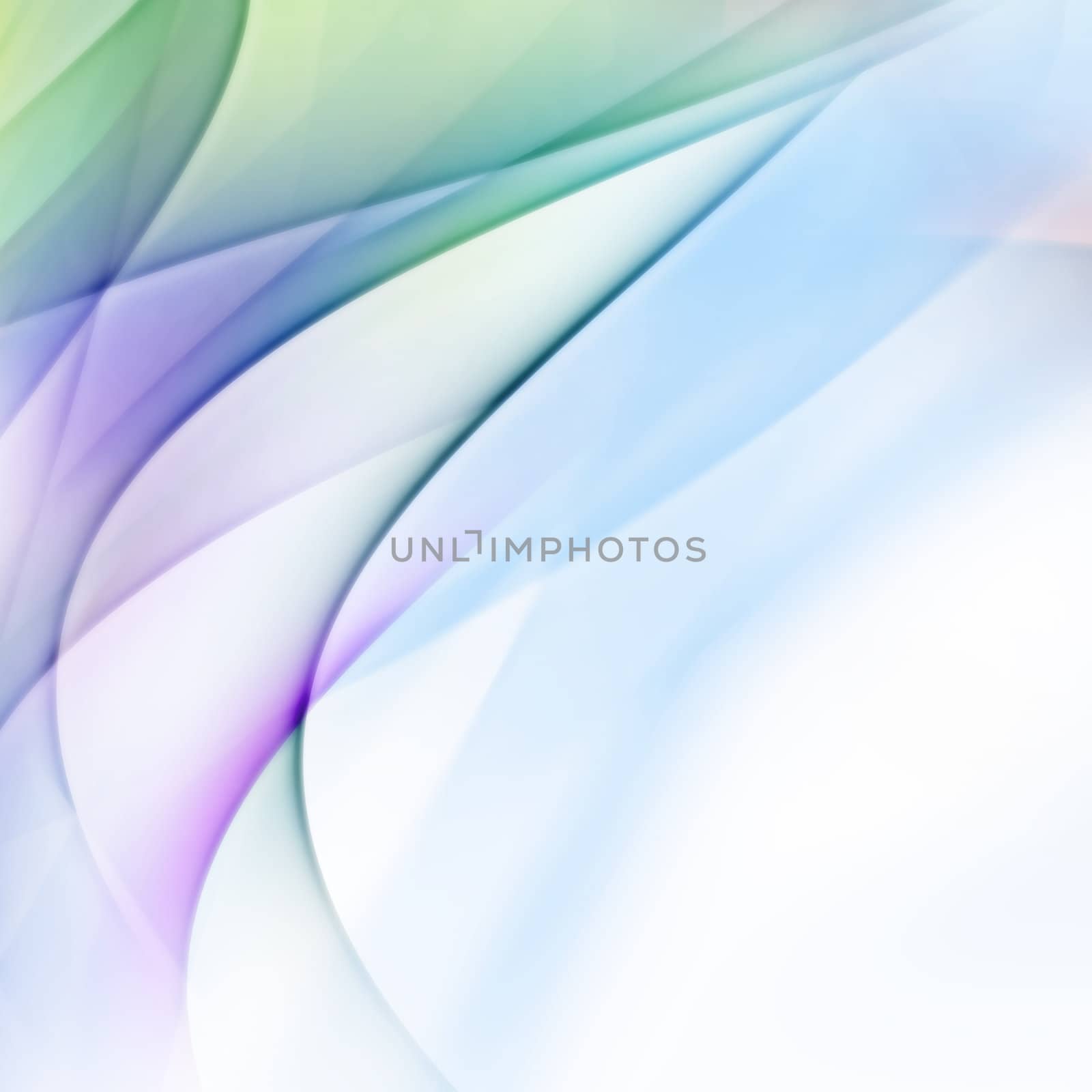 abstract active stylized waves with blur effect