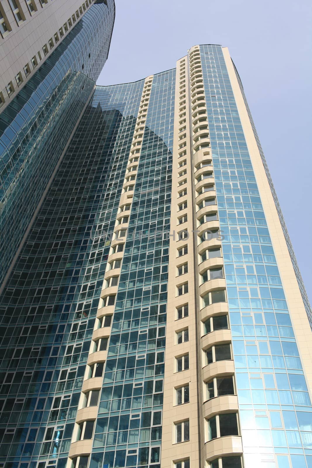 modern high-rise apartment buildings in St. Petersburg